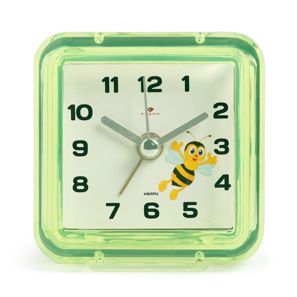 Будильник Пчелка 70х70 см зеленый