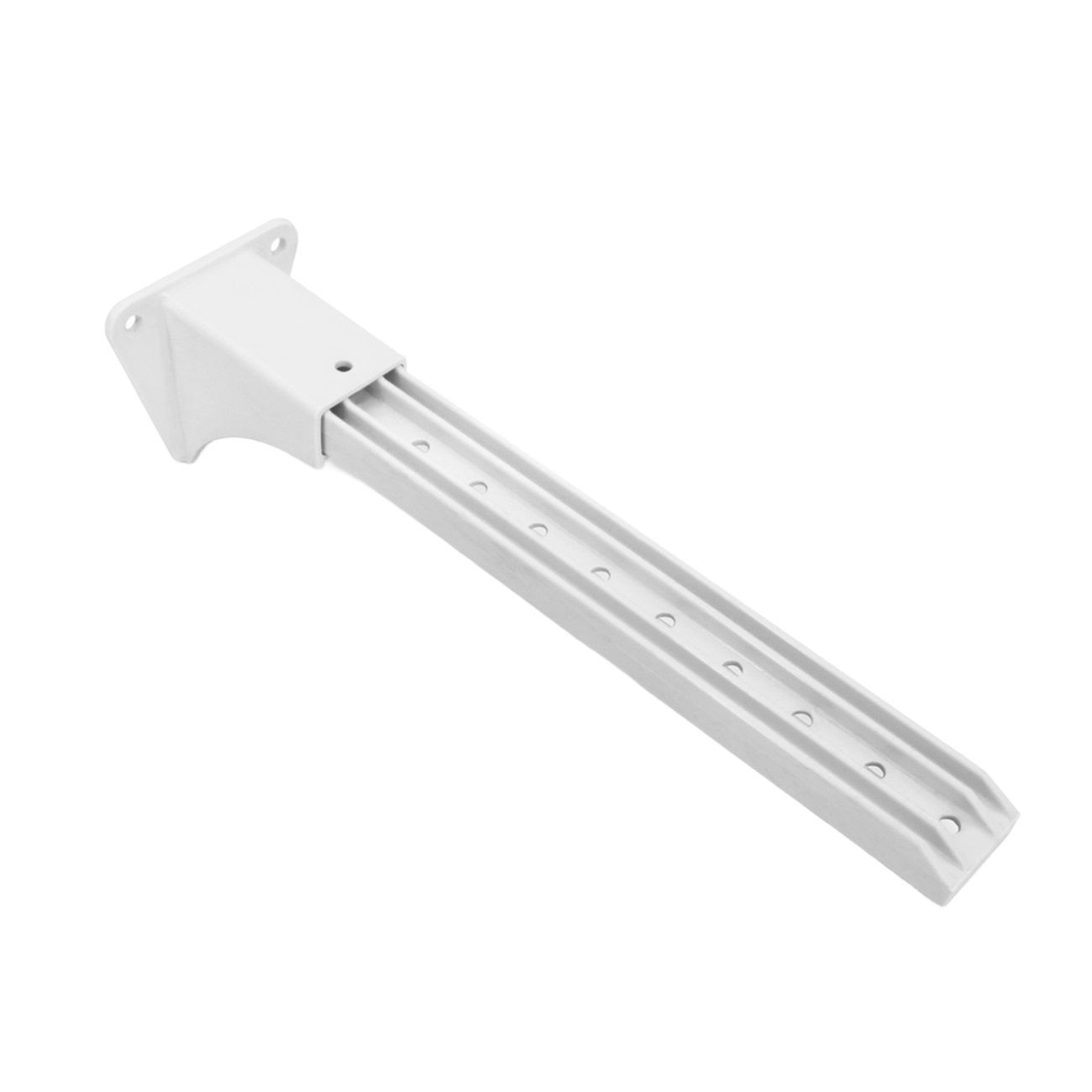 Кронштейн пластиковый 25 см белый арт.240406