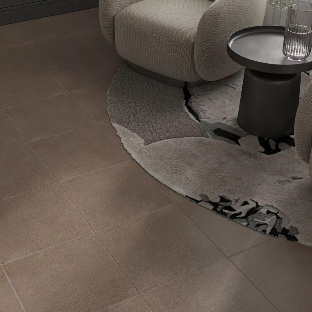 Керамогранит Керамин 0439 400х400 мм коричневый матовый 2,08 м2