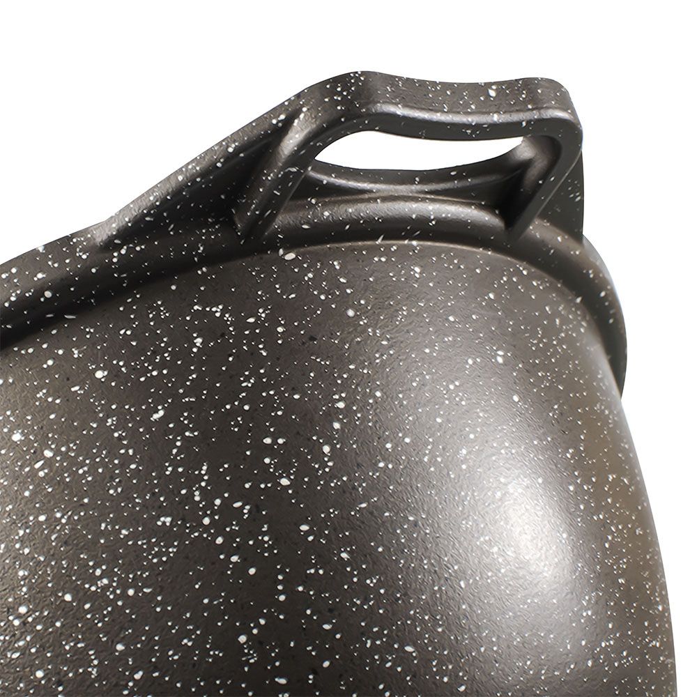 Кастрюля Kukmara Кофейный мрамор со стеклянной крышкой антипригарное покрытие 2 л кмк22а