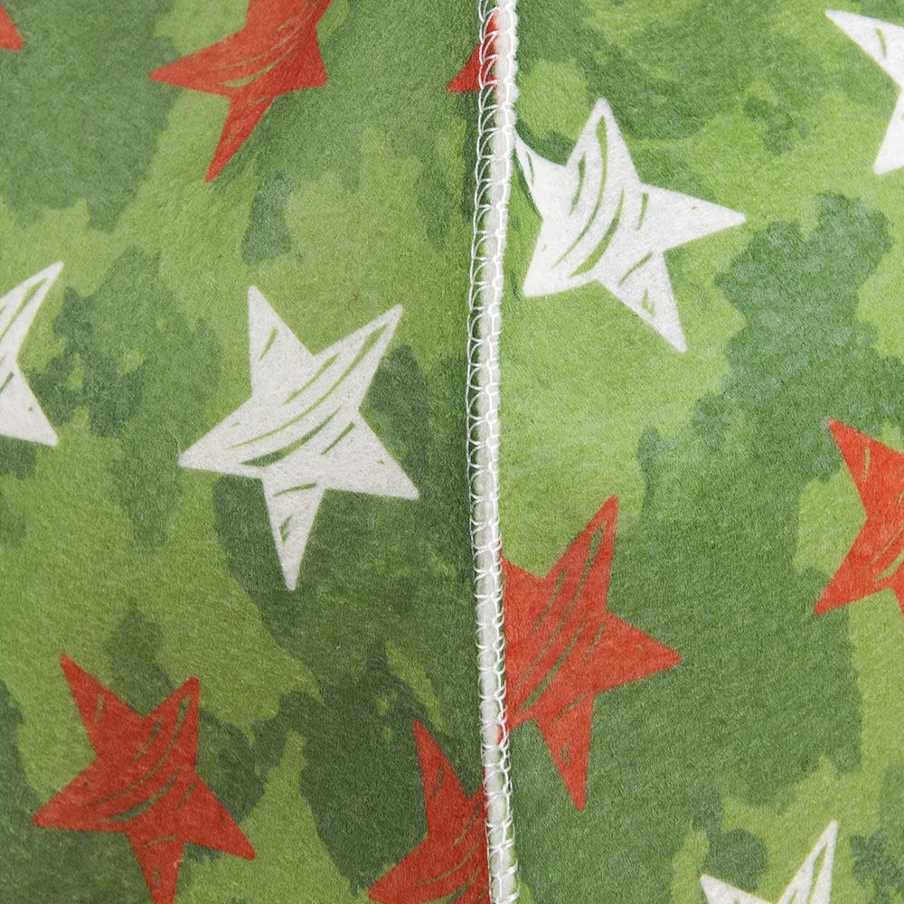 Шапка для бани Камуфляж со звездами Бацькина баня