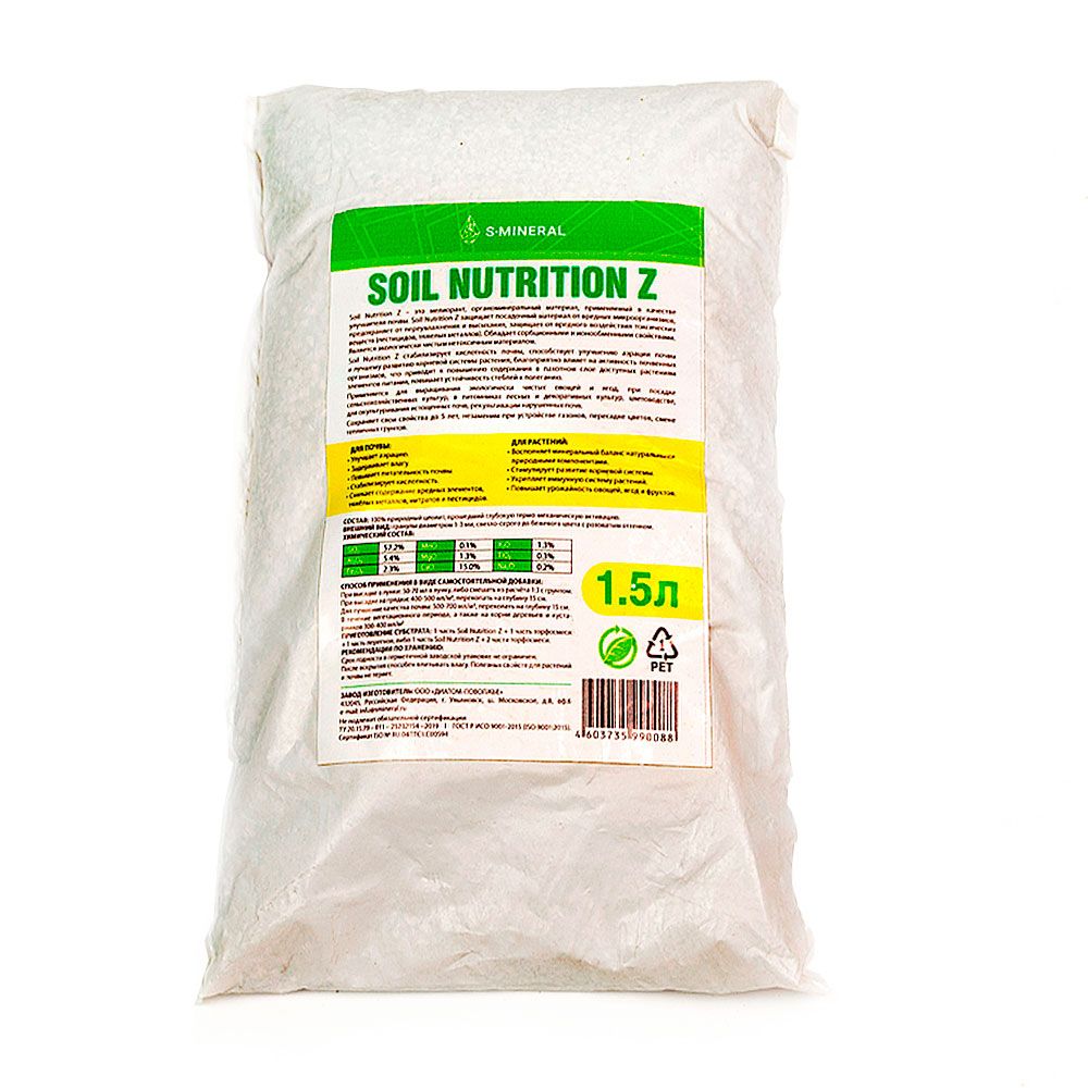 Почвоулучшитель Цеолит азот Soil Nutrition Z 1,5 л