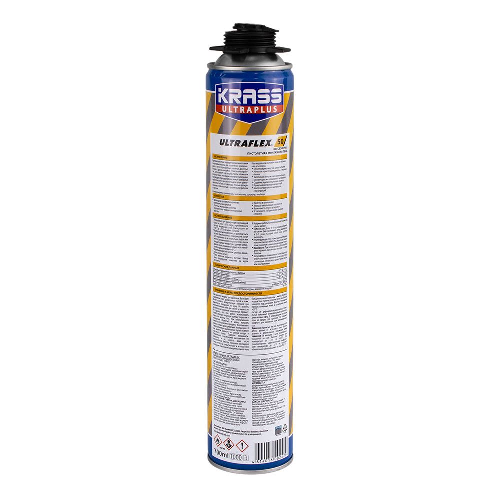 Пена монтажная профессиональная всесезонная KRASS ULTRAFLEX 50