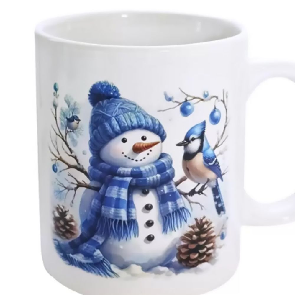 Кружка керамическая 350 мл Снеговик MFK20585