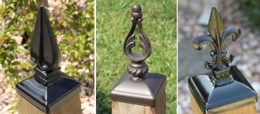 Кованая заглушка на столб