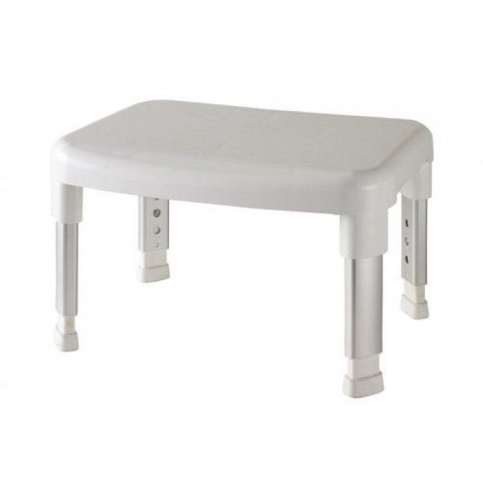 Стул для ванной с регулируемой высотой до 150кг 24-29см белый M-KV22-01