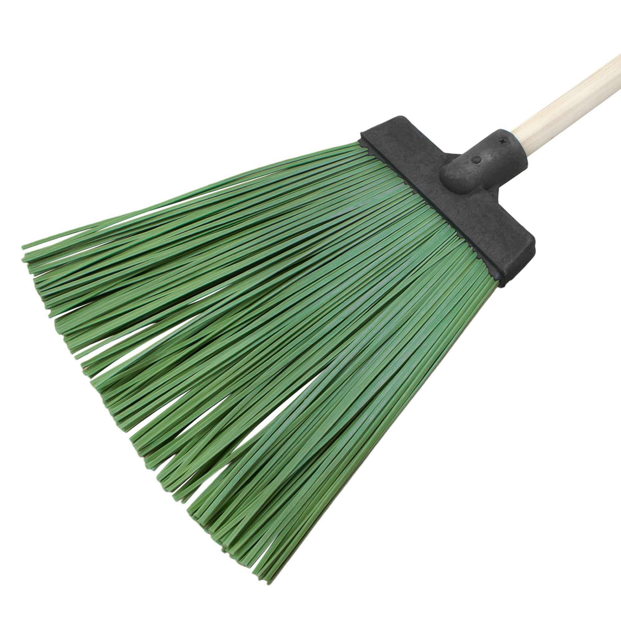 Метла плоская полипропиленовая с черенком Мечта дворника 5 колец