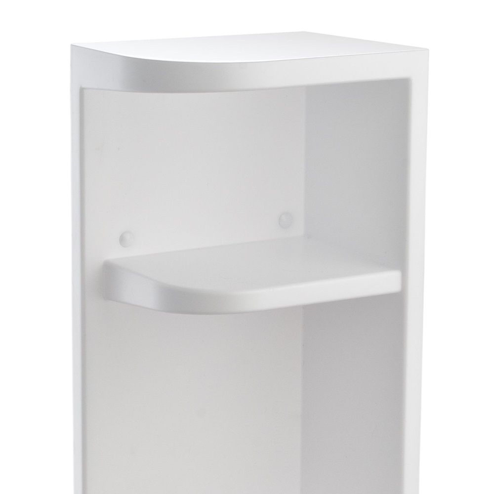 Полка угловая БЕРОССИ Hilton Univ снежно белый (1/6)