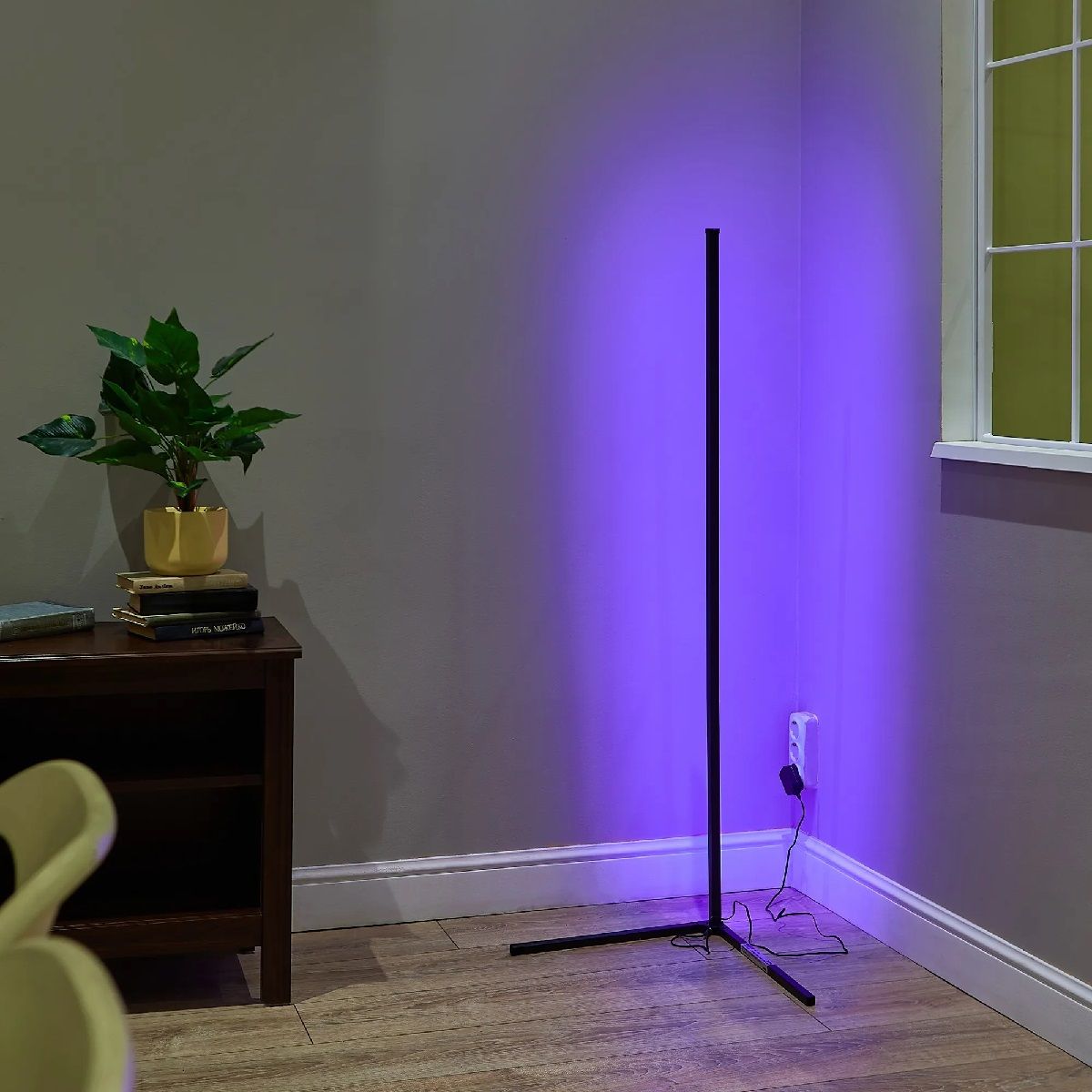 Торшер ULM-T630 10W/RGB/DIM/RC black