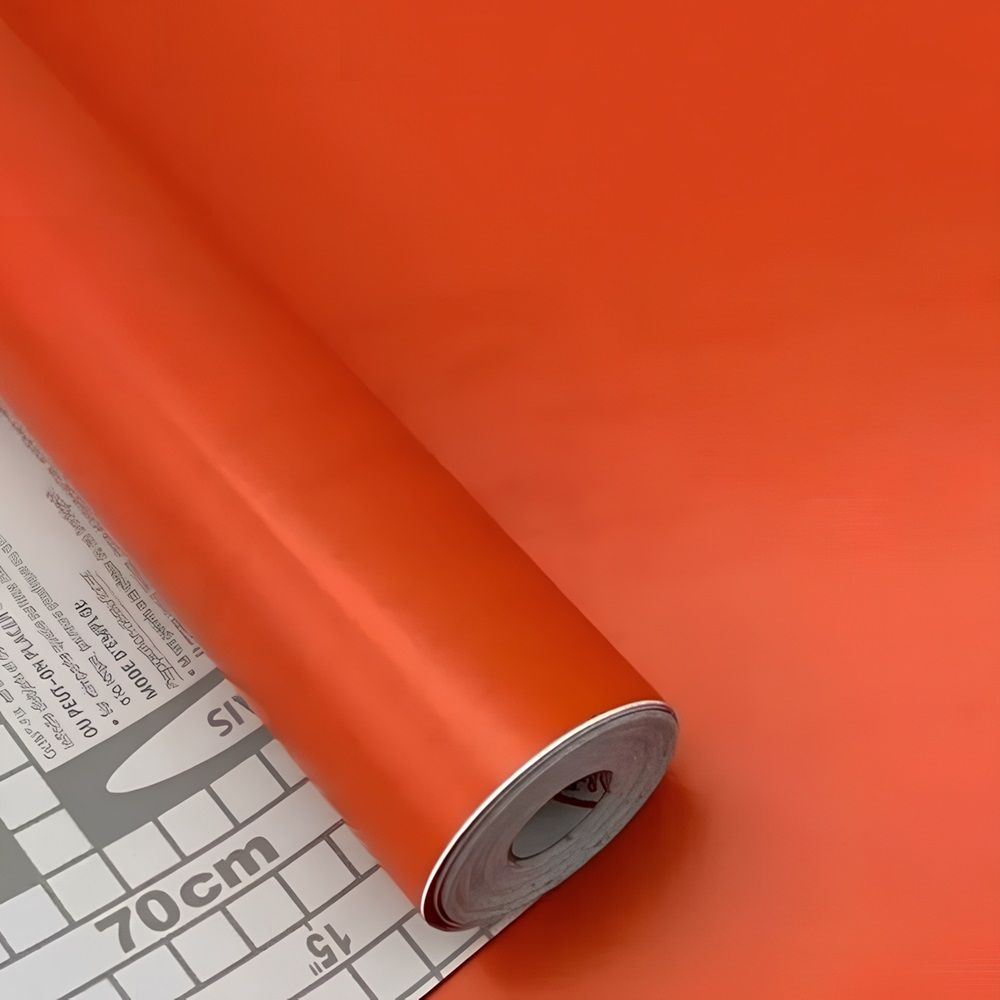 Пленка самоклеящаяся D&B оранжевая 0,45х8м 7004D