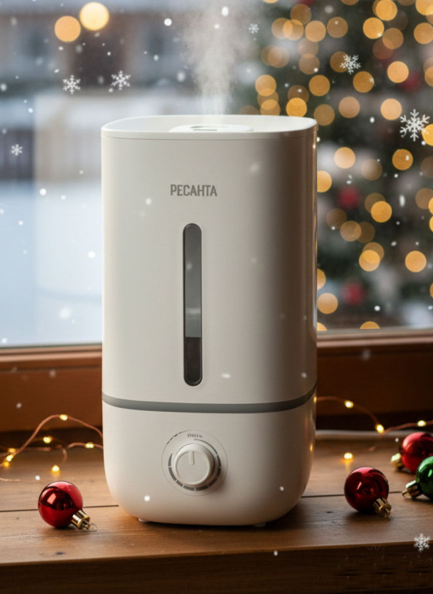 Увлажнитель воздуха ультразвуковой Ресанта УВ-3 25Вт 300 мл/ч 3 л