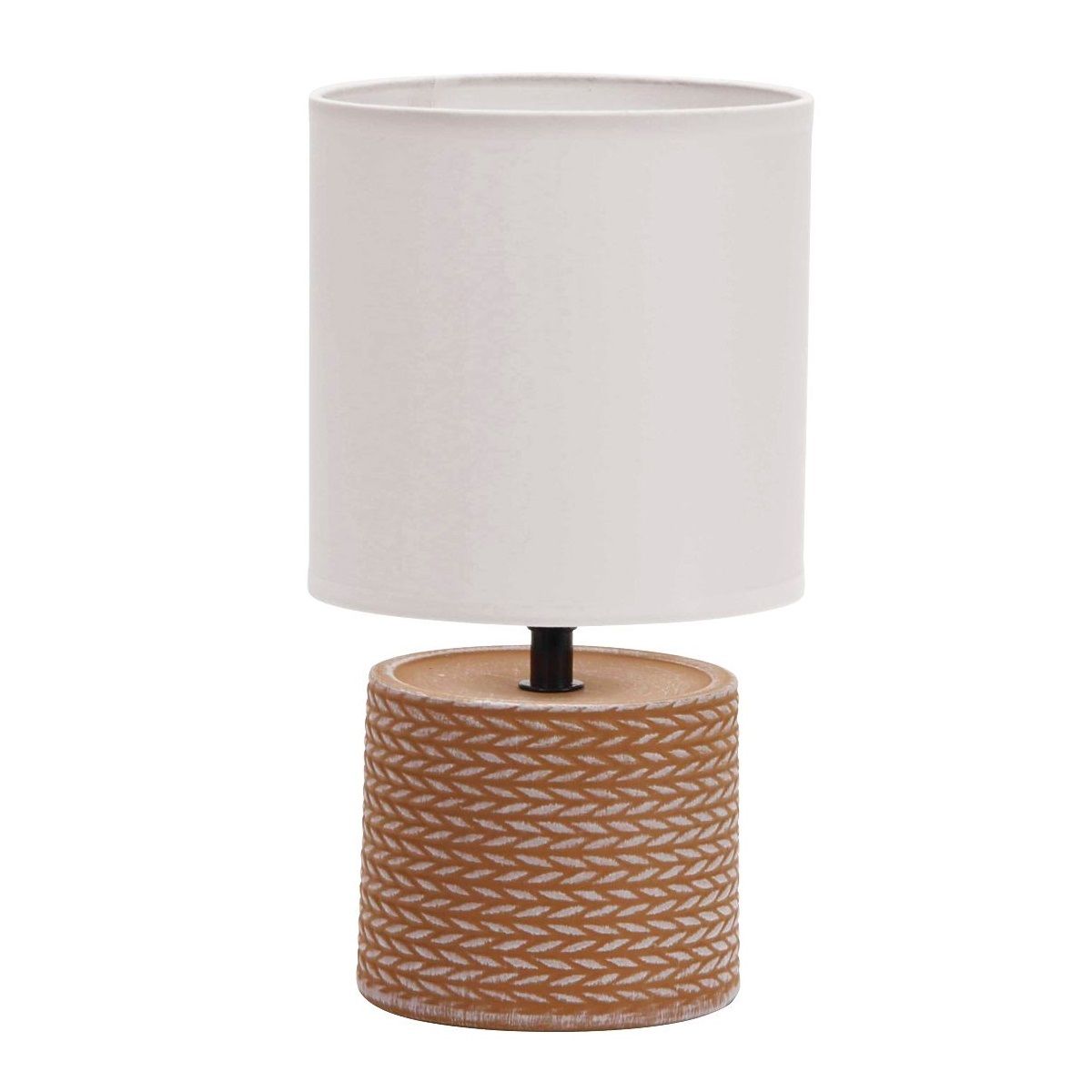 Светильник настольный Лючия 367 Парма 40Вт Е14 темно-бежевый/белый