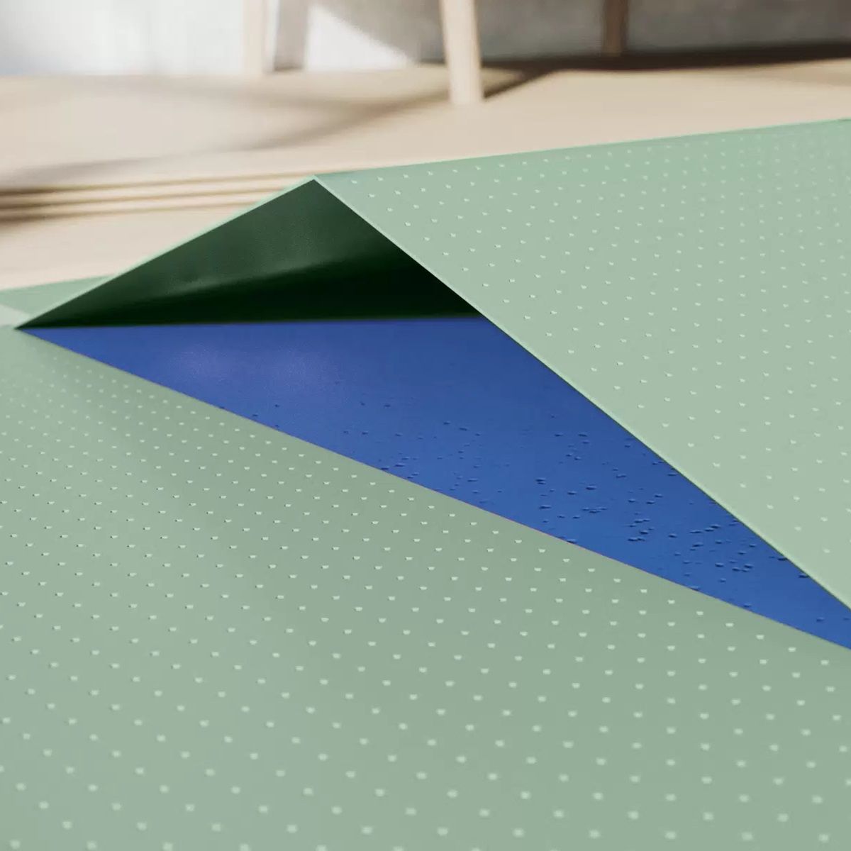 Подложка-гармошка для теплых водяных полов 1,5 мм 10,5 м2 зеленая