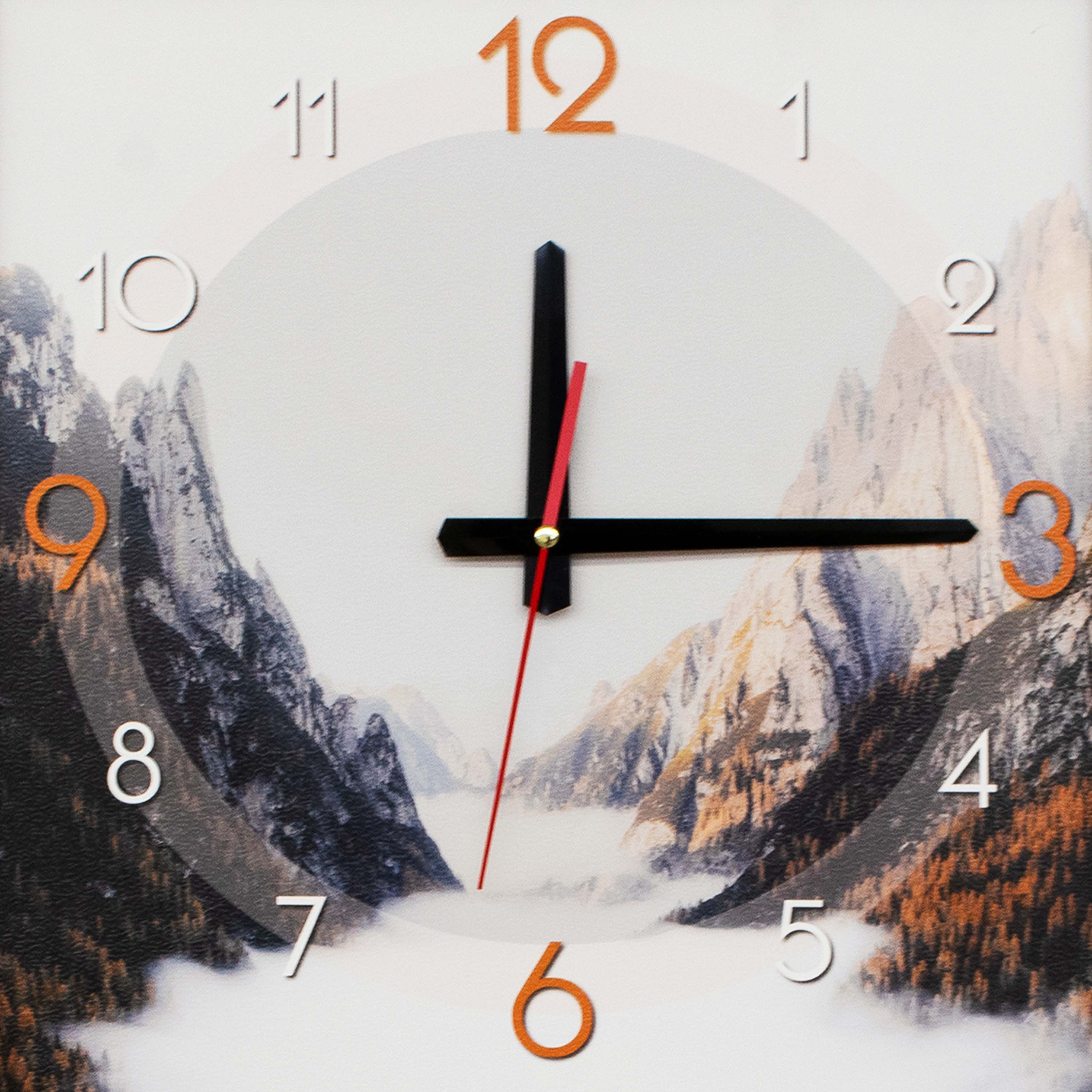 Часы-постер BL-2589 35х57 см Горы