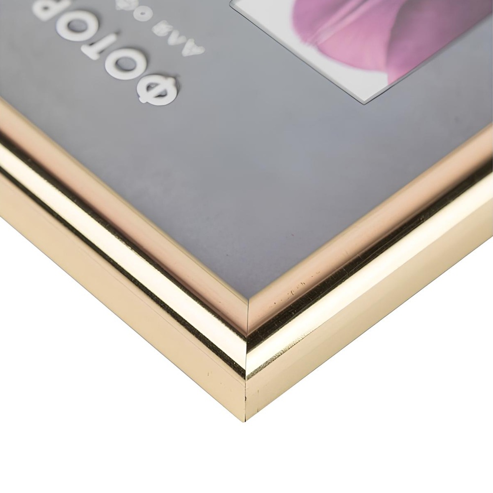 Фоторамка Image Art Радуга 30х40 см пластиковая со стеклом золото