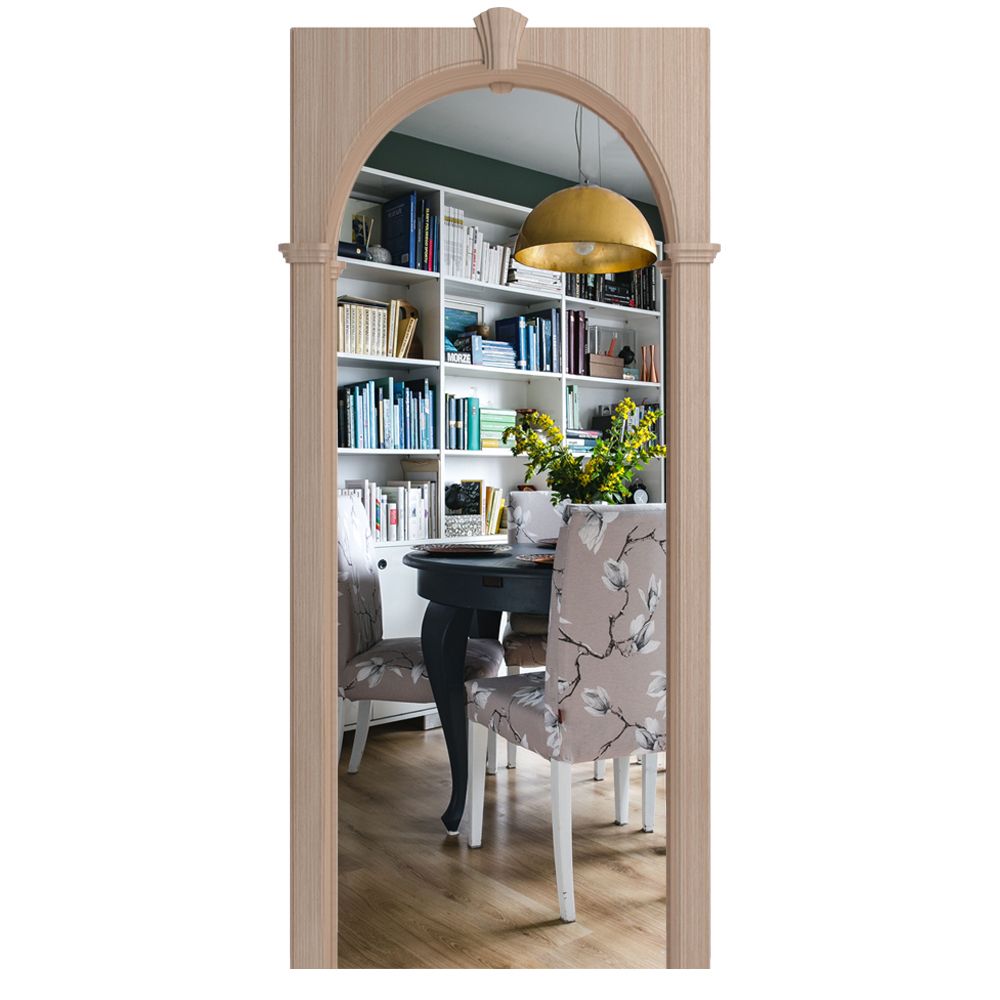 Арка "Милано" экошпон капучино 700*190*1800 со сводорасширителем