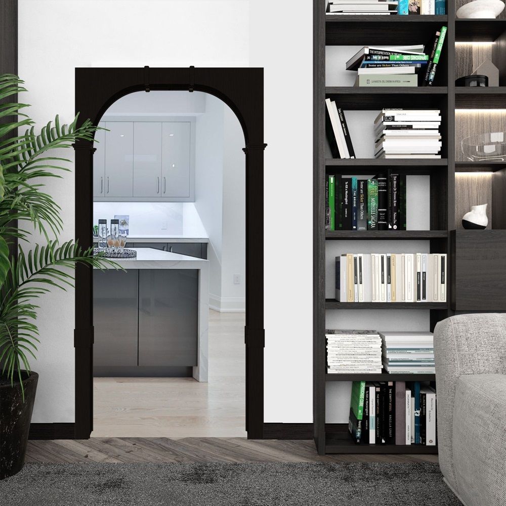 Арка Палермо ПВХ венге 700-1300х190х1800 мм со сводорасширителем