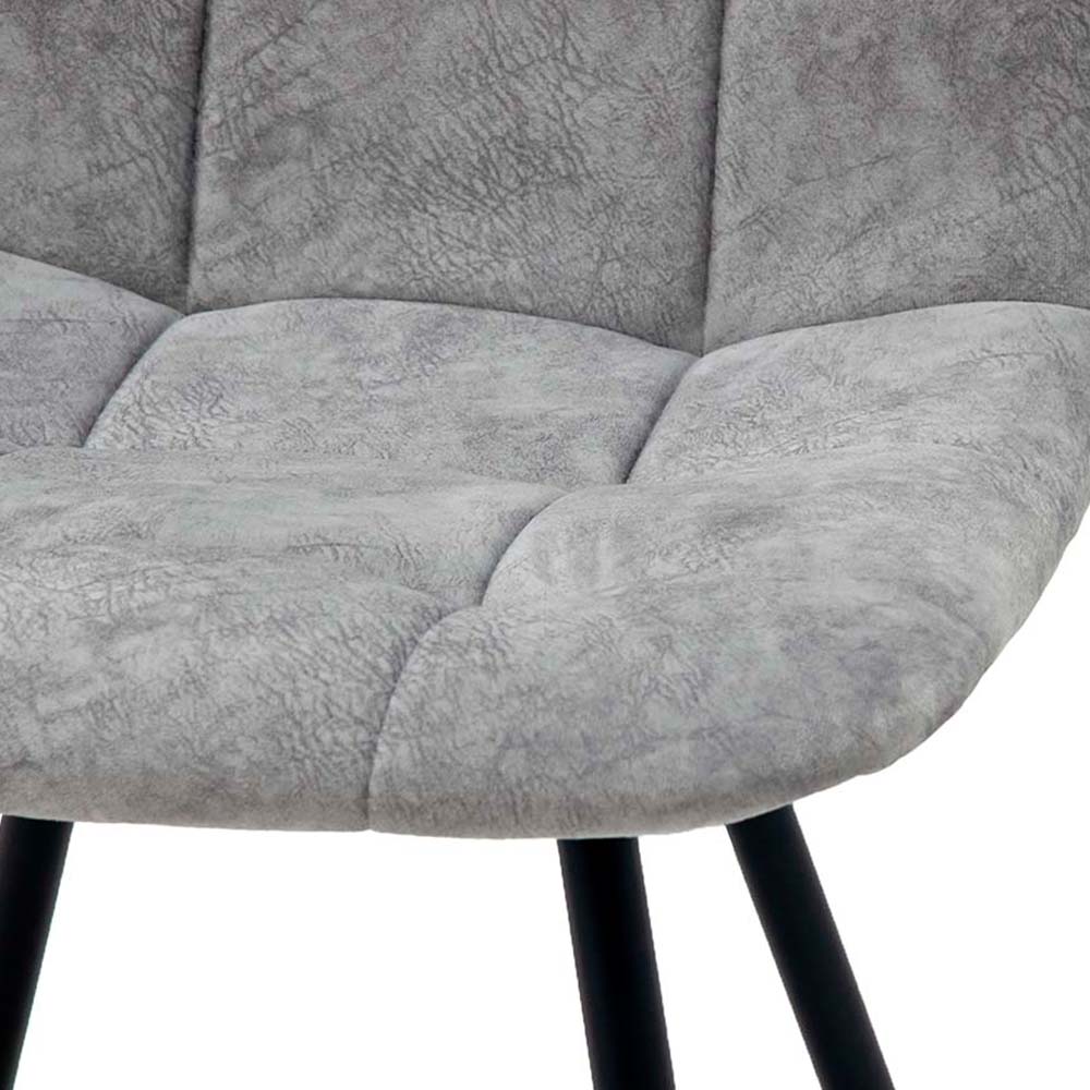 Стул FRED Светло-Серый Чёрный муар