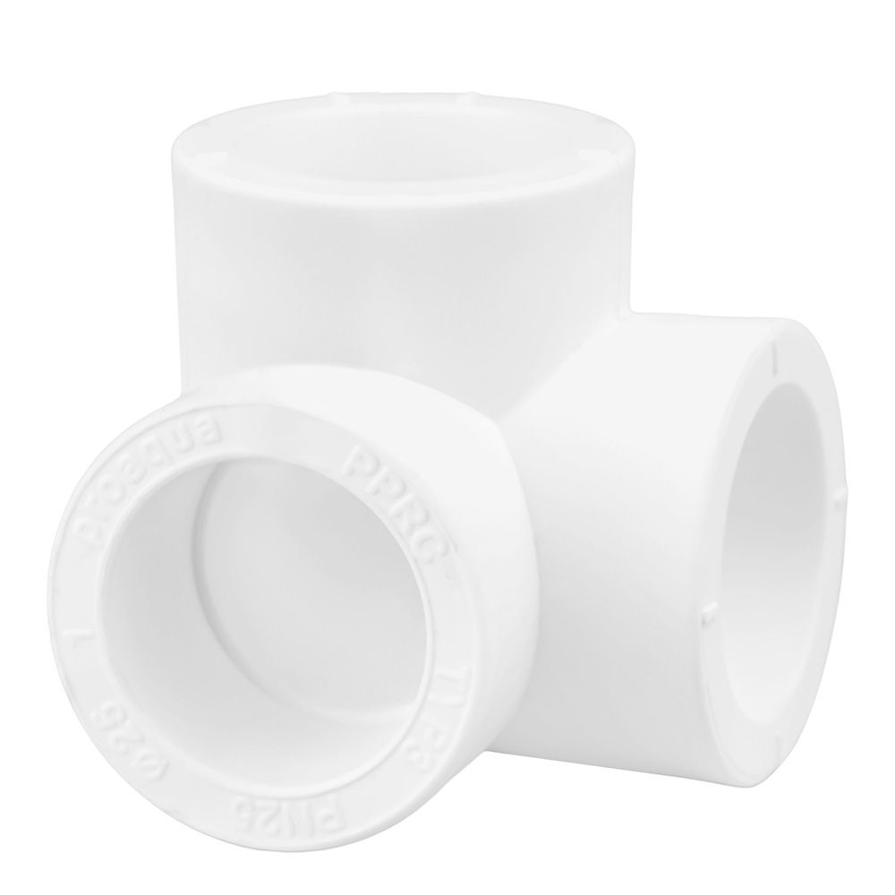 Тройник полипропилен 25 мм двухплоскостной Pro Aqua