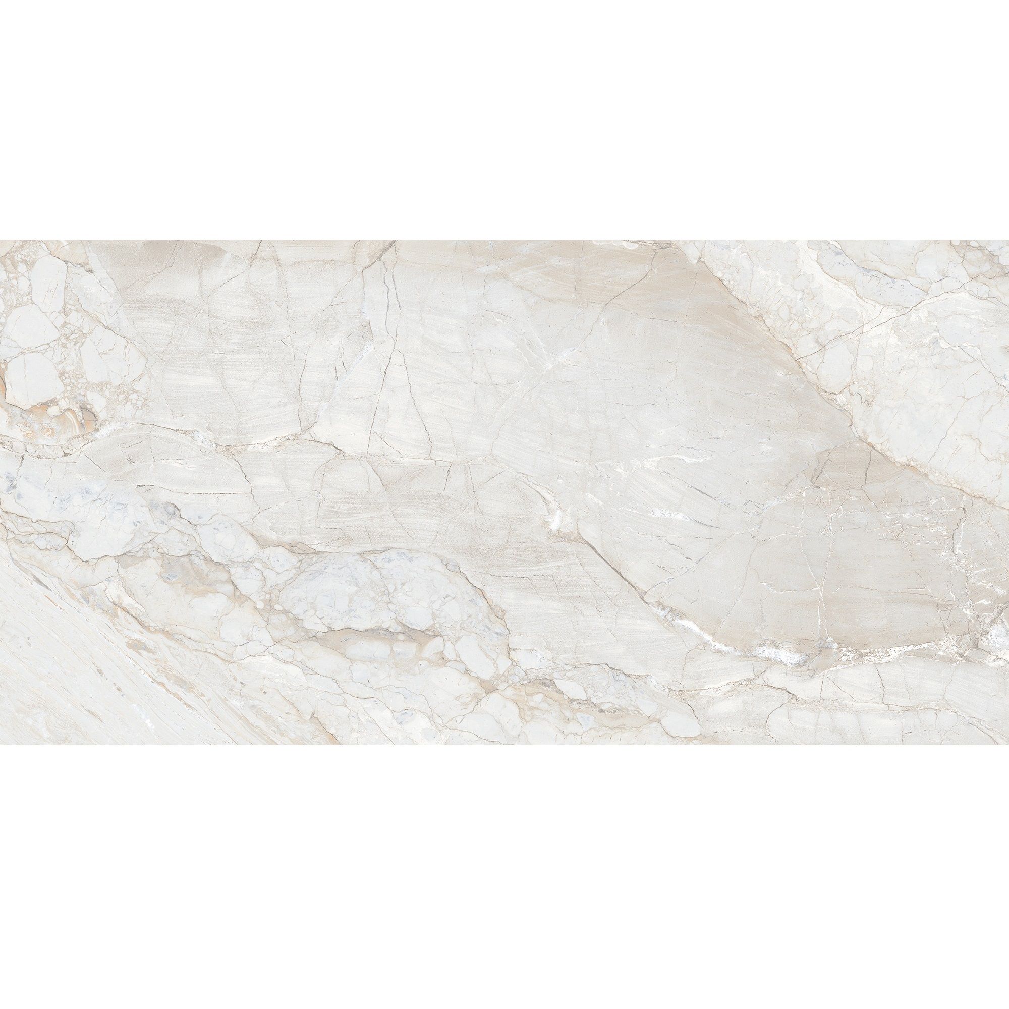 Керамогранит Realistik Sofia White Glossy 60x120 см белый 1,44 м2