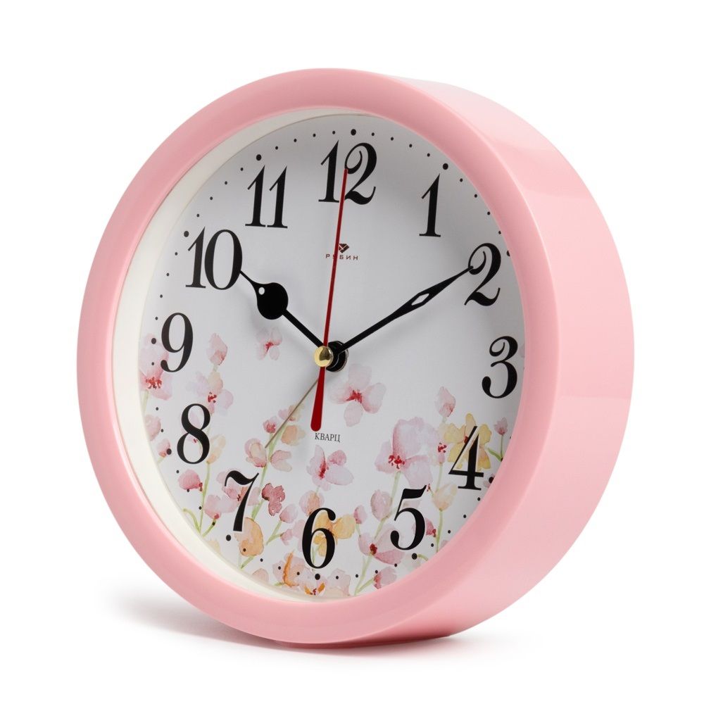 Будильник Легкого пробуждения d15 см розовый