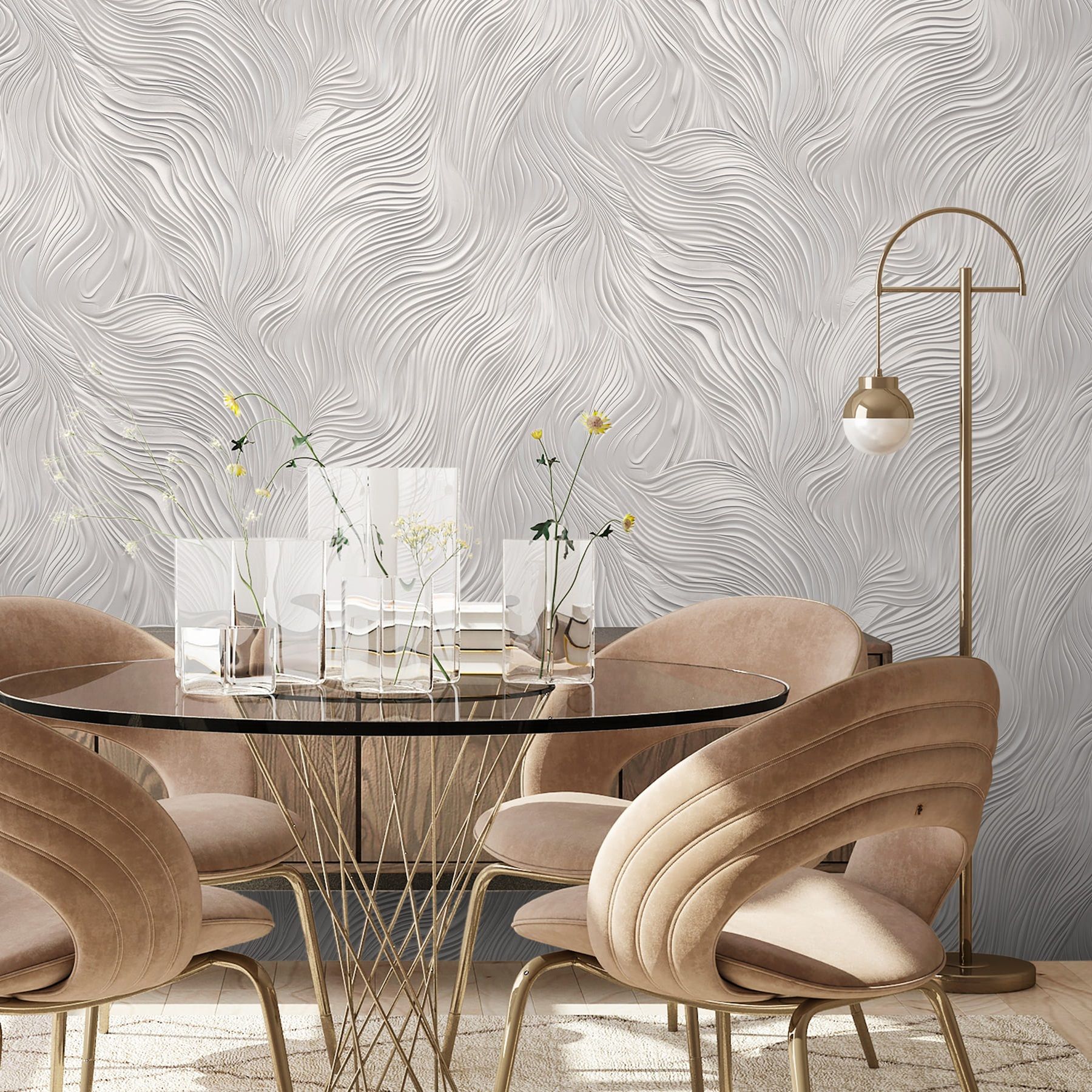 Обои 588046 Victoria Stenova 1,06х10 м Revolute серо-бежевый