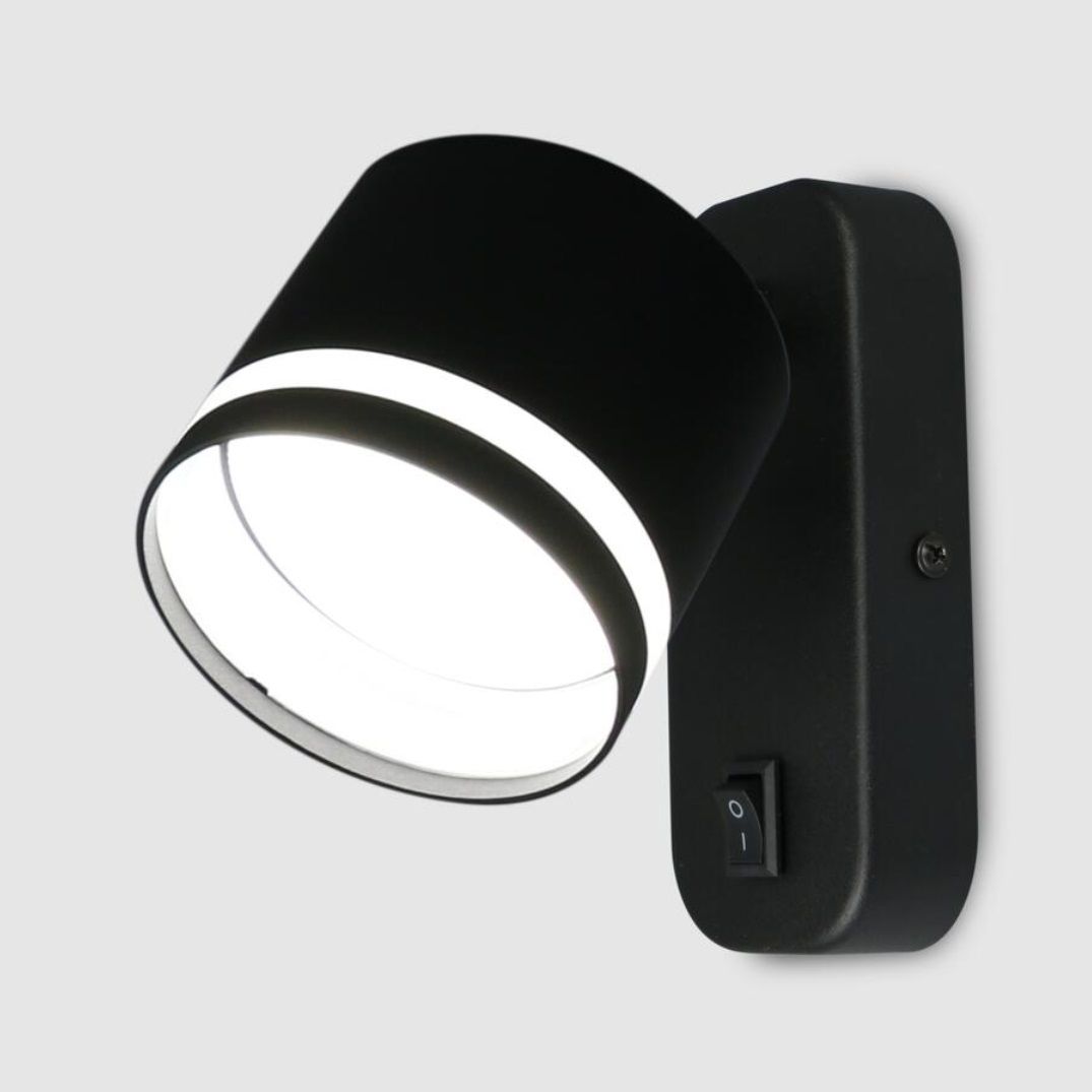 Светильник настенный General Башня GWL-GX53-M-IP20 с боковым рассеивателем черный