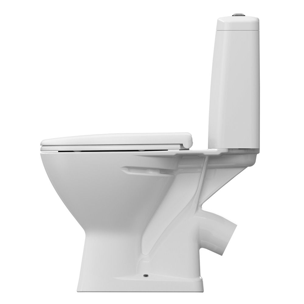 Унитаз-компакт Cersanit Just косой выпуск сиденье термопласт микролифт