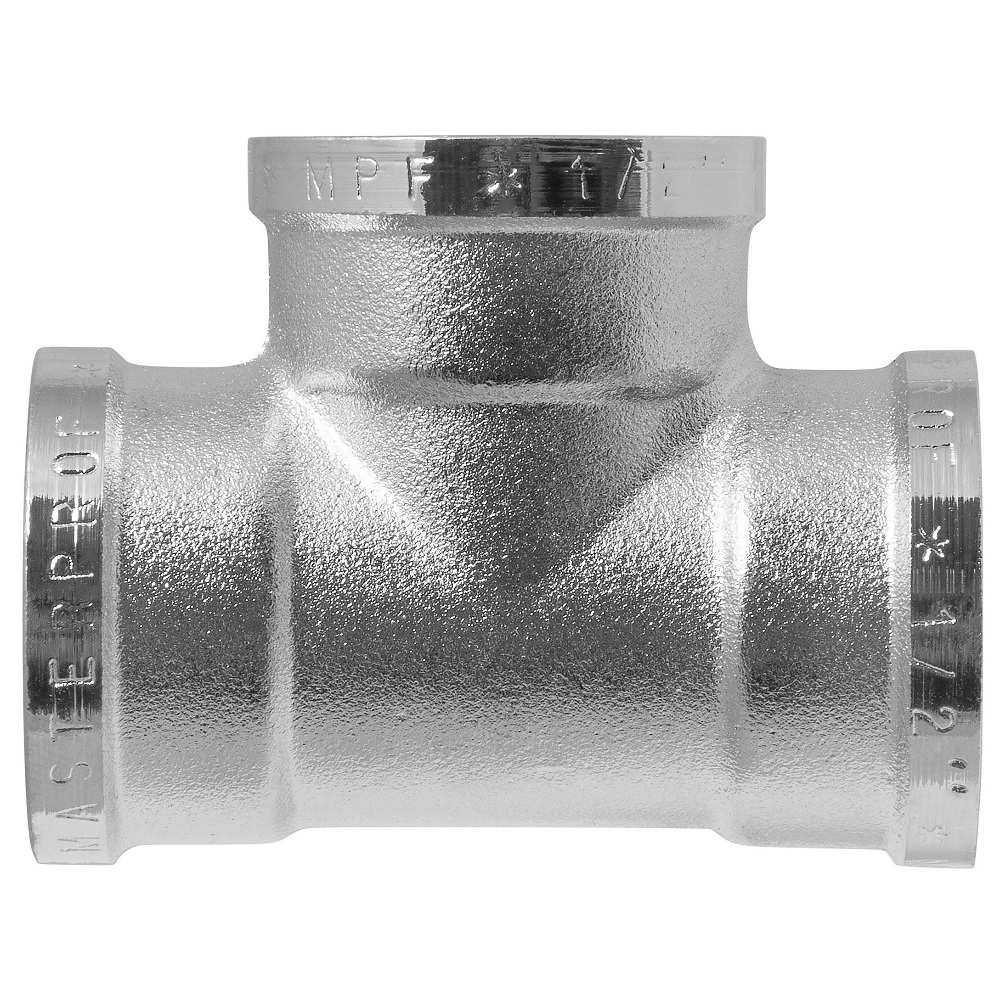 Тройник латунь никель 1/2" ВР MPF MP-У ИС.072219