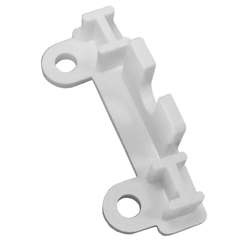 Заглушка торцевая двухрядного профиля белый 2 шт арт.240412