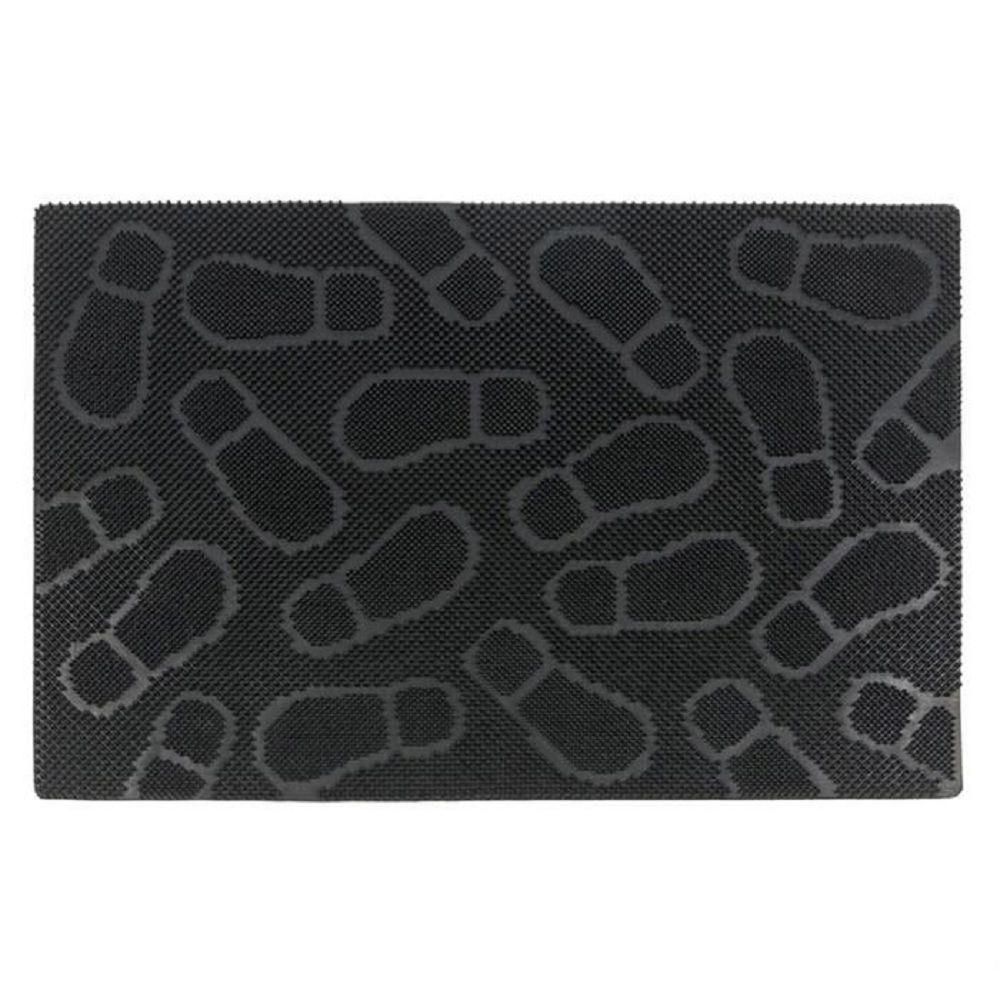 Коврик резиновый Sunstep Следы 60х90 см черный