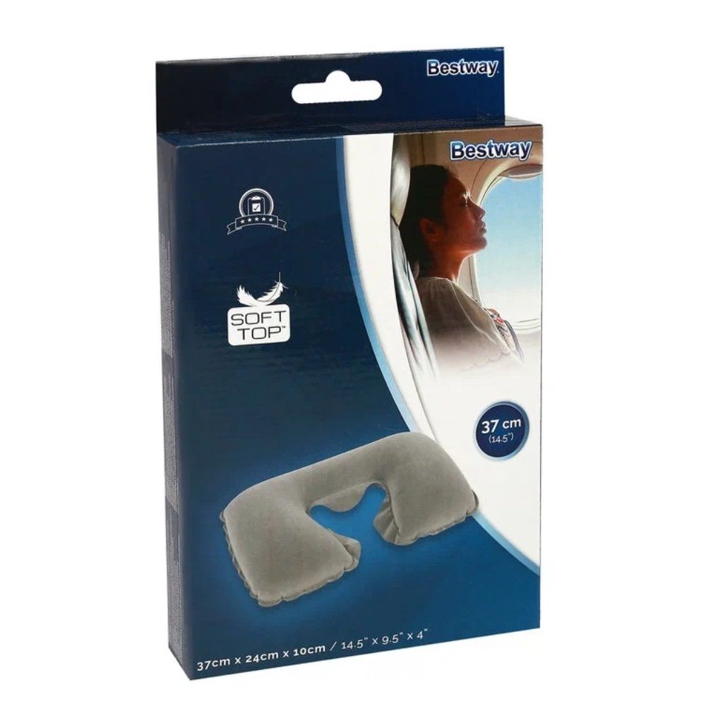 Подушка надувная для шеи 37х24х10 см Bestway Neck Rest 67006