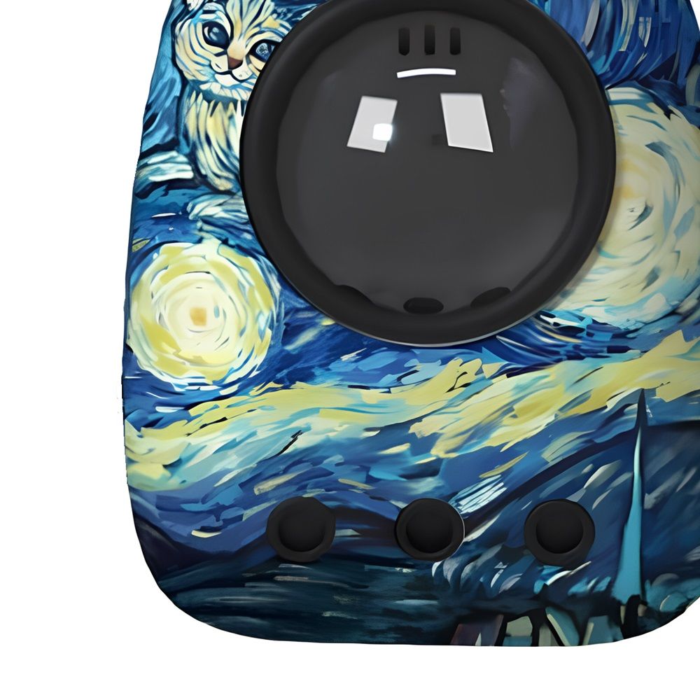 Рюкзак-переноска для животных Любимый бро Люблю Ван Гога 27х33х43 см до 7 кг