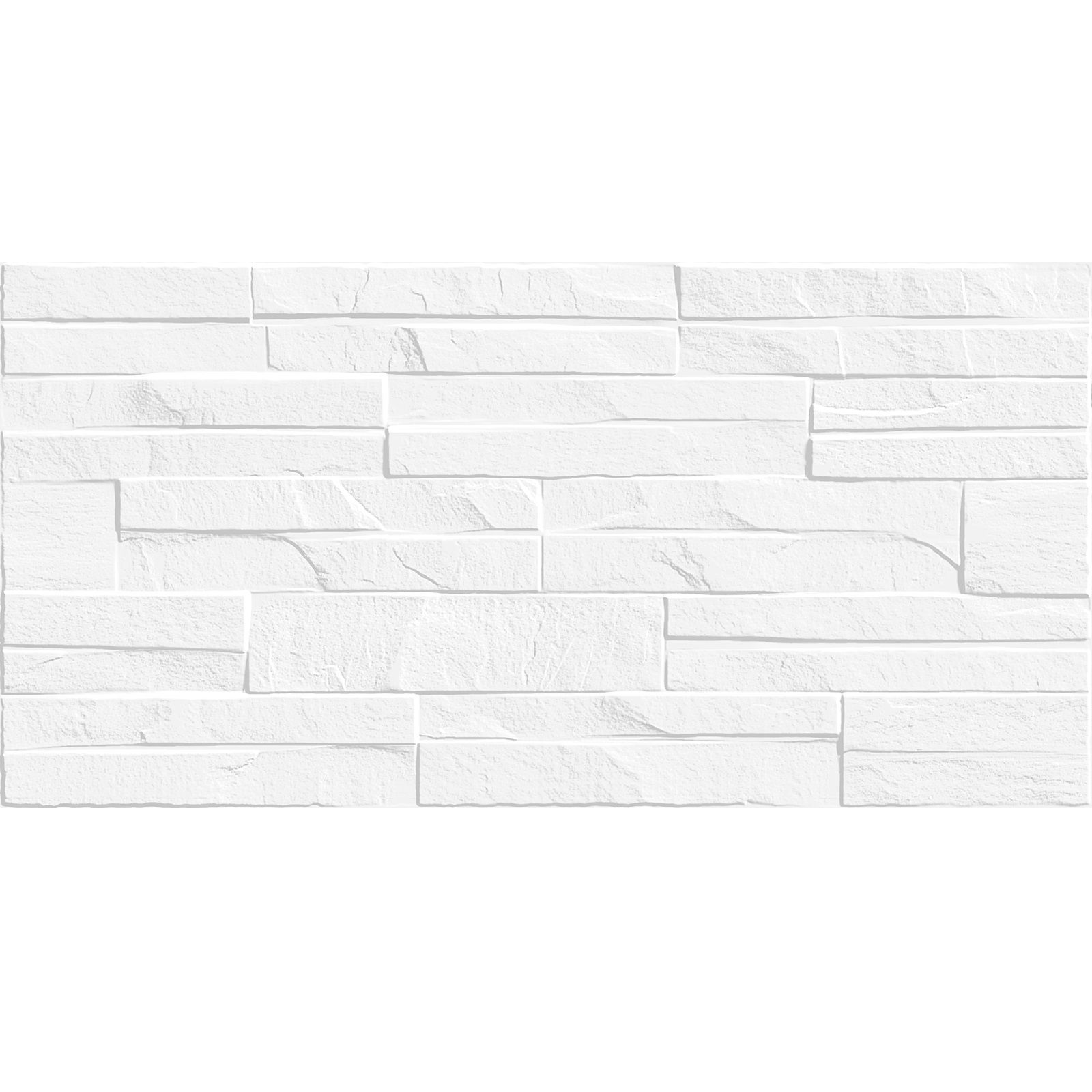 Плитка настенная Alma Ceramica Discover TWU2550DCV10 24,9x50 см белая 1,121 м2