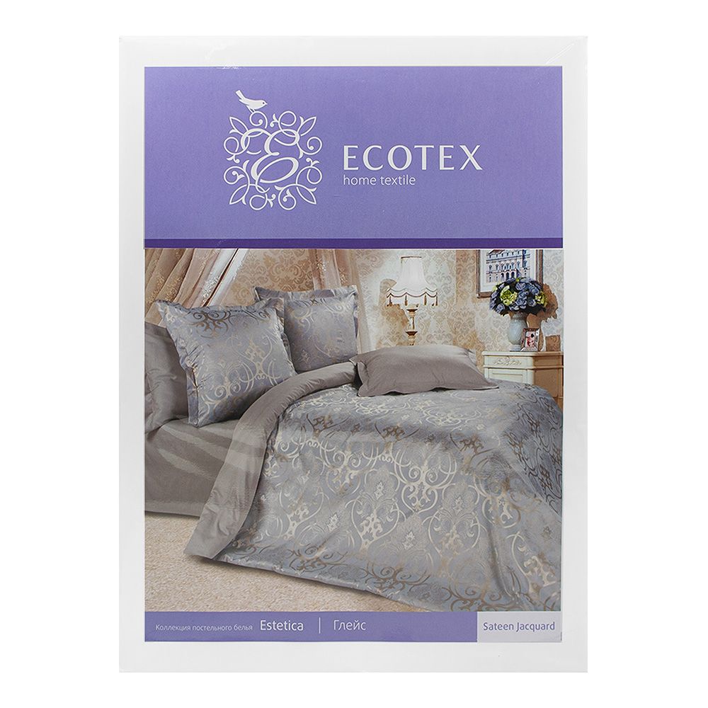 КПБ 1,5 сп. сатин-жаккард Эстетика КЭ1 Глэйс (70х70-2)