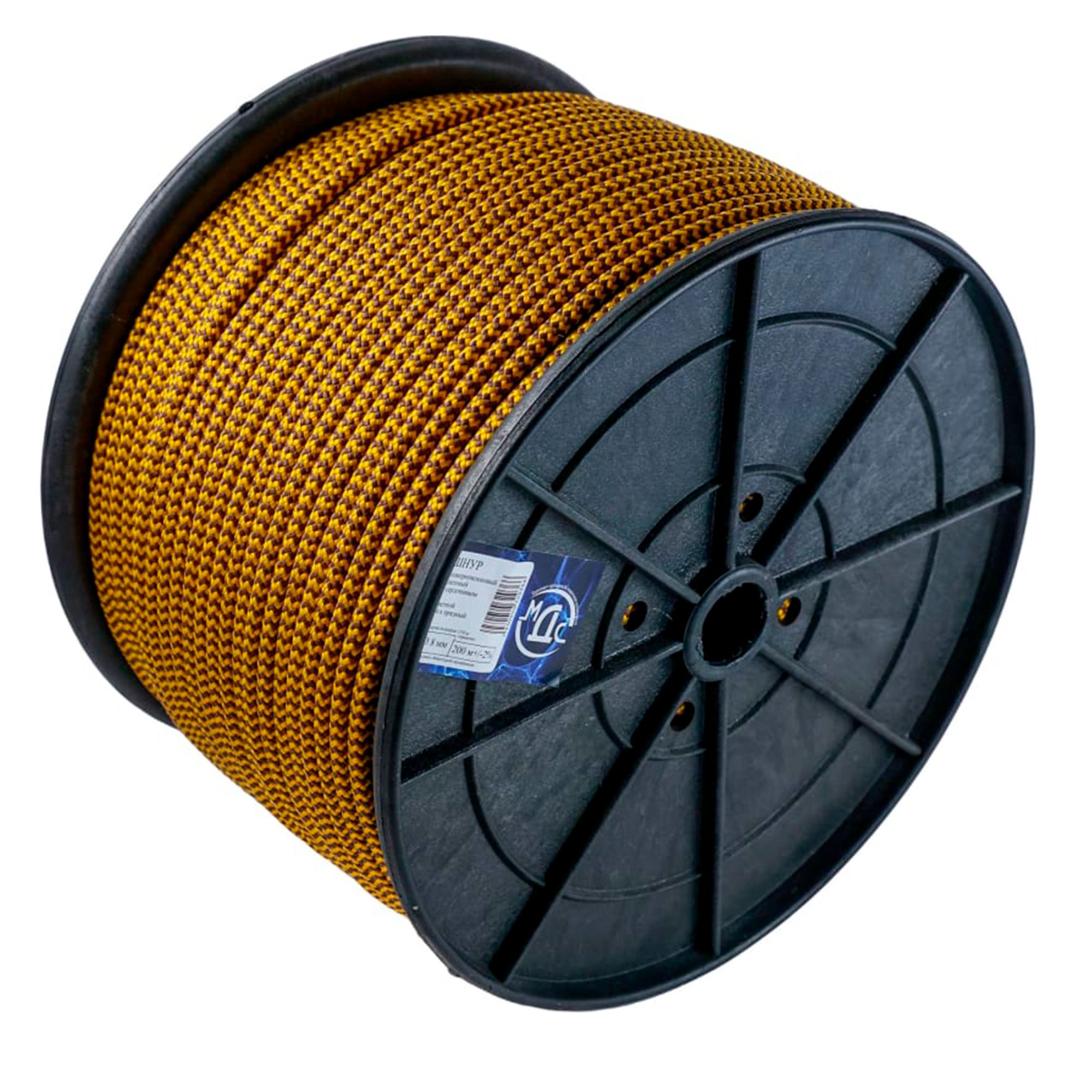 Шнур полипропиленовый плетеный 24-прядный с сердечником 8 мм