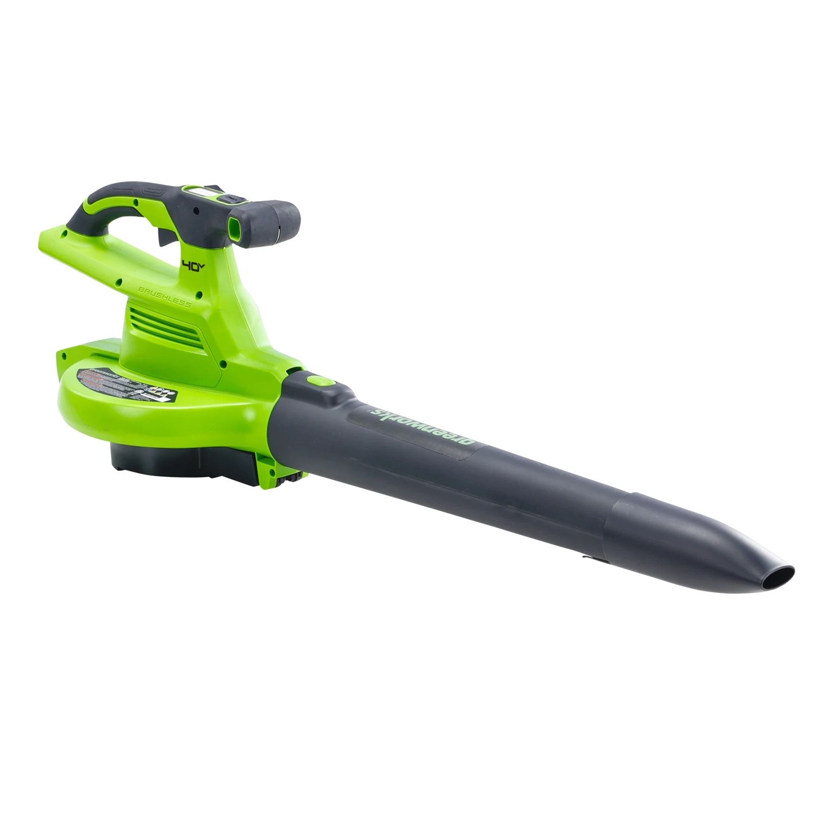 Воздуходувка-пылесос аккумуляторный Greenworks GD40BVII 40В бесщеточный без АКБ и ЗУ