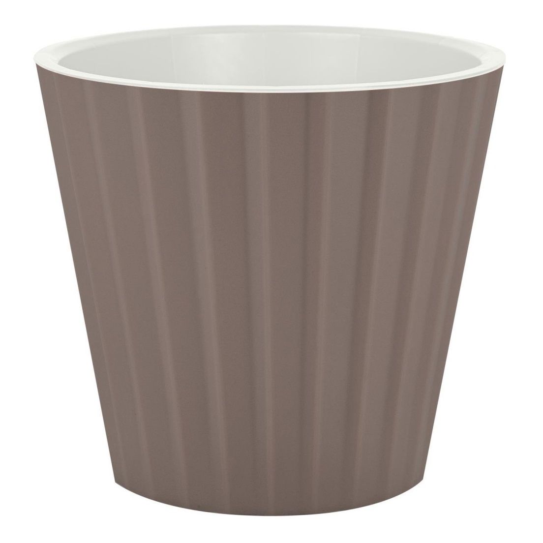 Горшок цветочный InGreen Sand Французский платан 32 см 15,8 л c дренажной вставкой на колесиках