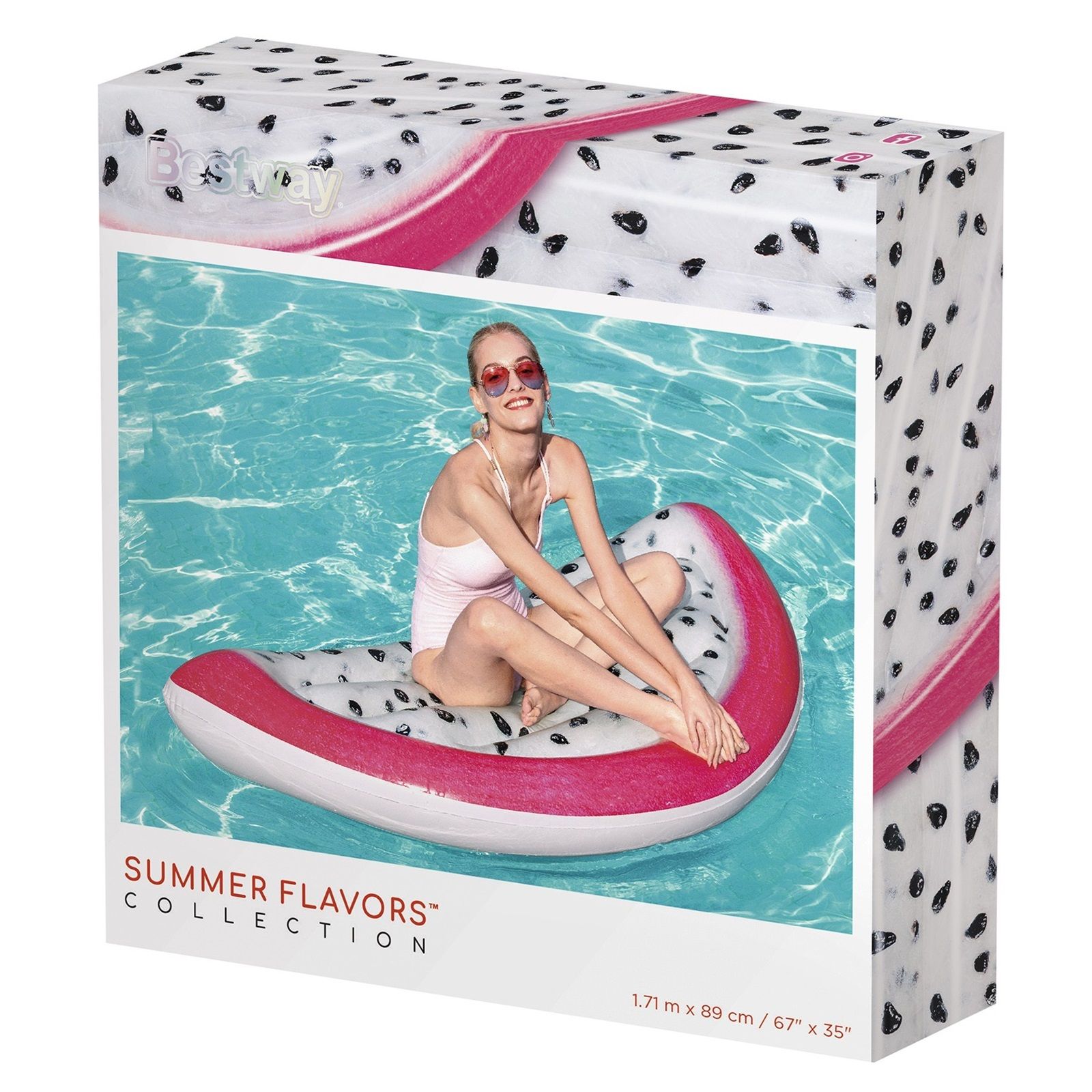 Матрас для плавания 171х89 см до 90 кг Bestway Dragon Fruit 43247
