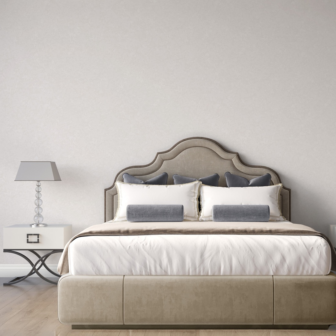 Обои NewAGe Giulietta NA9029-13 пудровые штукатурка 1,06х10,05 м