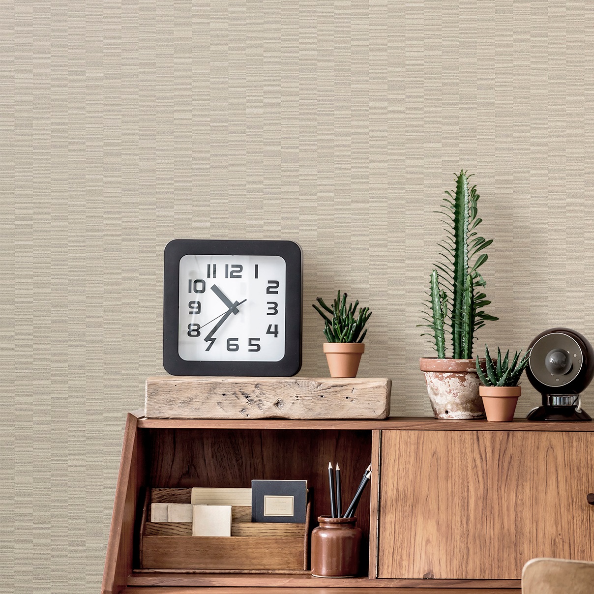 Обои Ateliero Billboard 589687 темные бежевые однотонные 1,06х10,05 м