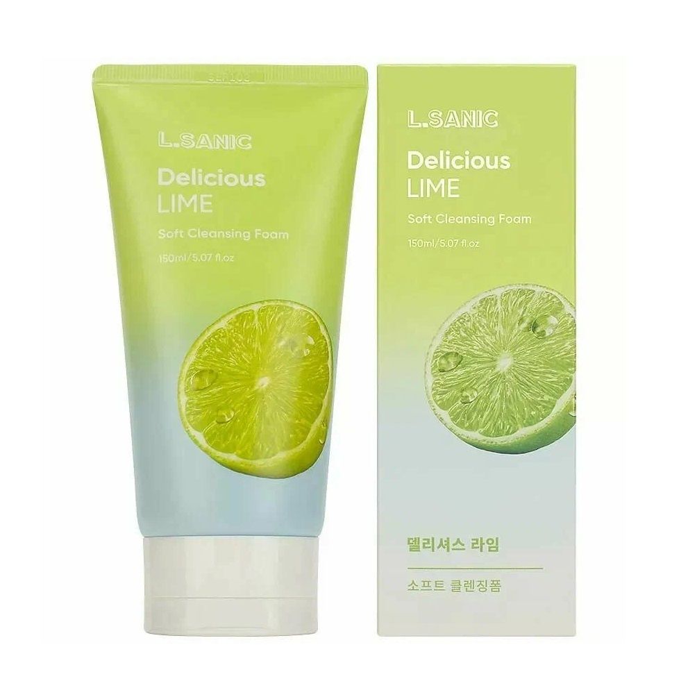 Пенка для умывания L.Sanic Очищающая с экстрактом лайма 150 мл