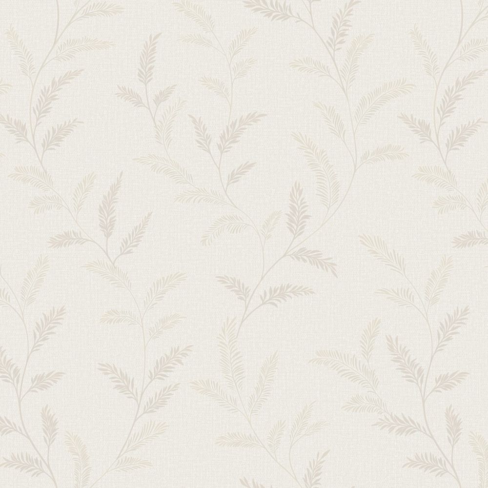 Обои WallSecret Shalfey 9106-22 бежевые листья 1,06х10,05 м