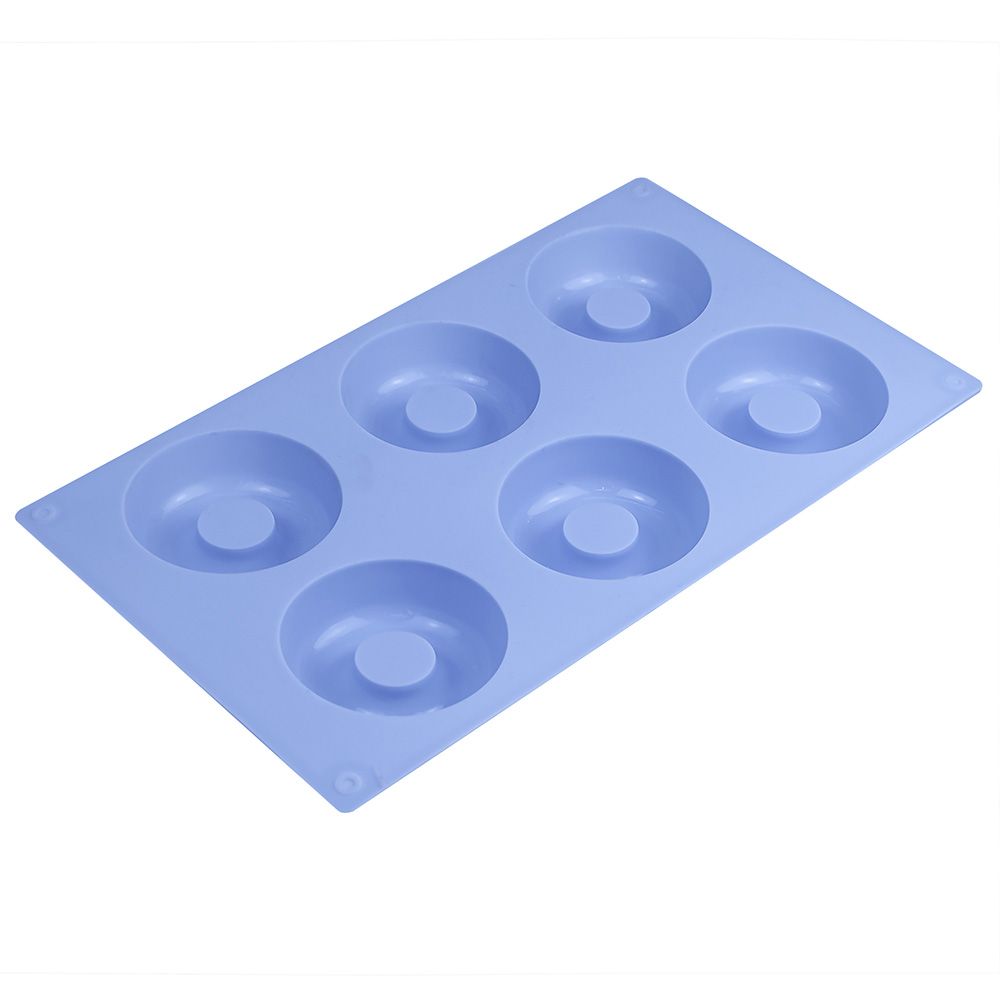 Форма для выпечки силиконовая Macarons Пончики 28,5х17 см 387-175