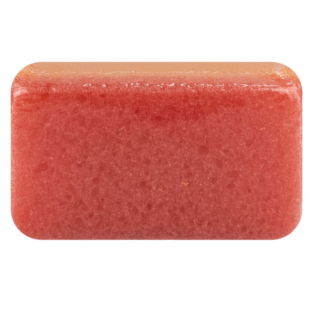 Губка банная Прямоугольник с массажным слоем Умничка