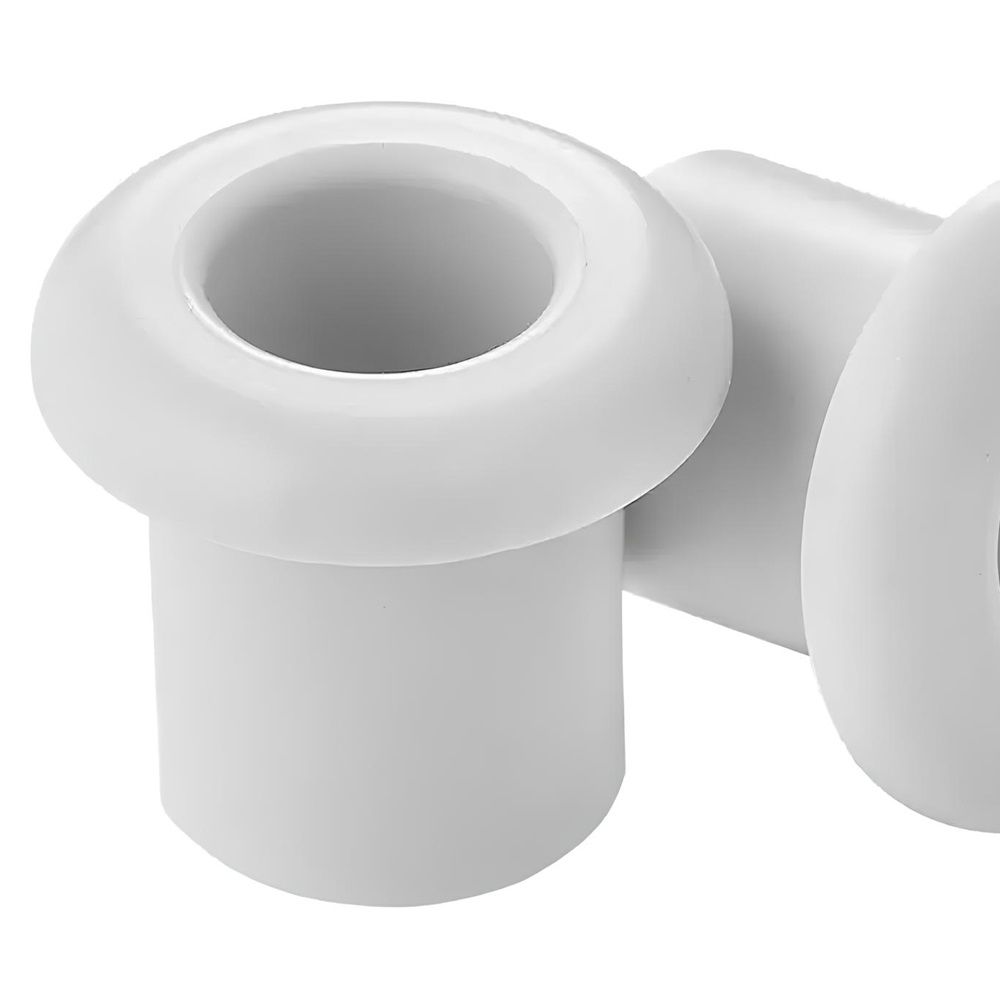 Втулка для сквозного отверстия Ретро d25,5 мм h23 мм 10 шт белая