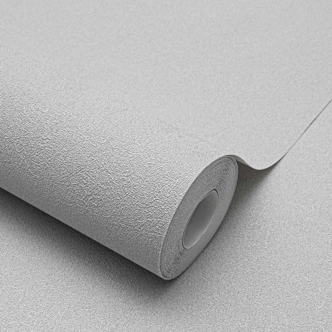 Обои WallSecret Karelia 9136-03 серые однотонные 1,06х10,05 м