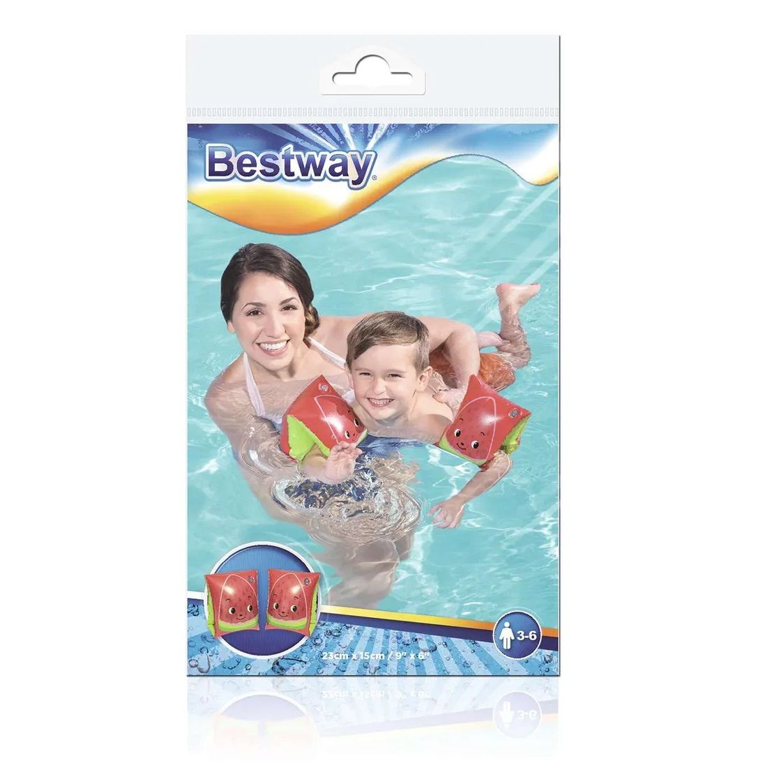 Нарукавники для плавания 23х15 см 3-6 лет Bestway Фрукты 32042