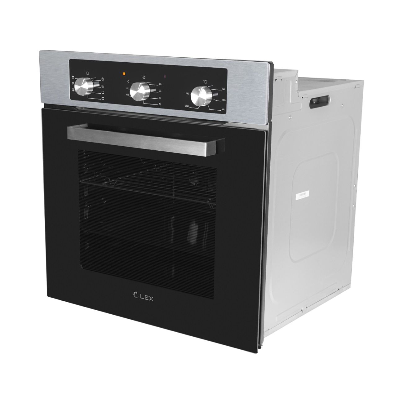 Шкаф духовой электрический Lex EDM 073 Ix 7 функций 595х595х530 мм