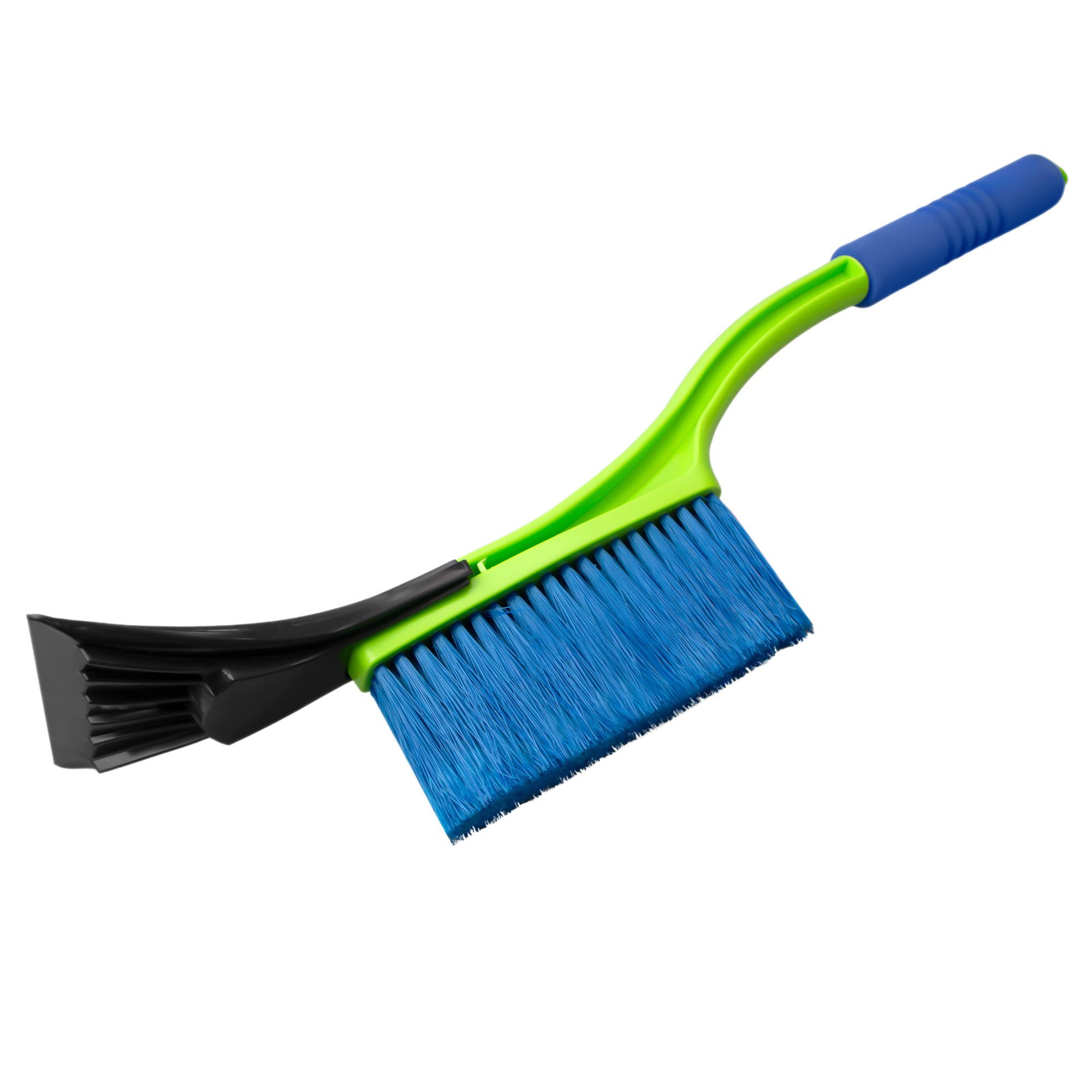 Щетка со скребком Oktan, зеленая, 540